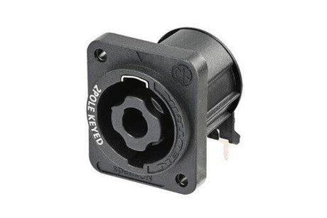 Neutrik Receptacle speakON® XX series 2 pole - PCBH - rear mount only with A-SCREW-1-8