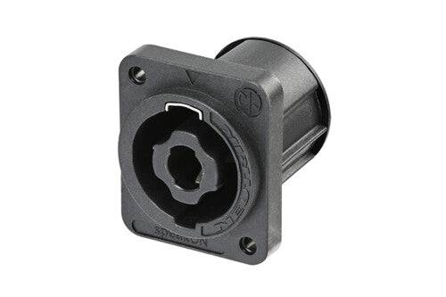 Neutrik Receptacle speakON® XX series 4 pole - PCBV - rear mount only with A-SCREW-1-8