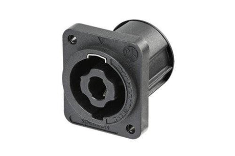 Neutrik Receptacle speakON® XX series 4 pole - tab terminals for NLFASTON or soldering - rear mount only with A-SCREW-1-8