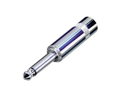 Neutrik Rean‚Ñ¢ Plug 1/4" mono - long handle - nickel/silver