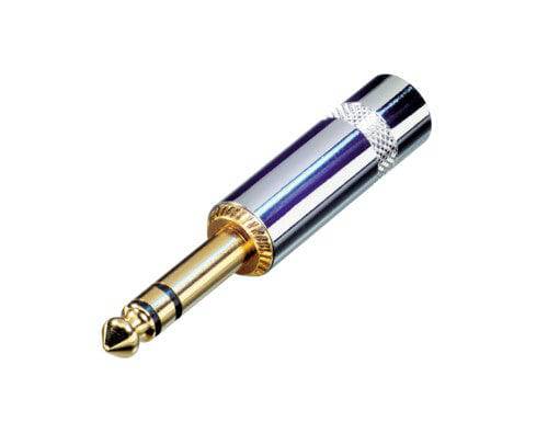 Neutrik Rean‚Ñ¢ Plug 1/4" stereo - long handle - nickel/gold
