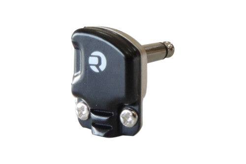 Neutrik Rean‚Ñ¢ Plug 1/4" mono - low profile right angle - black/nickel - bulk