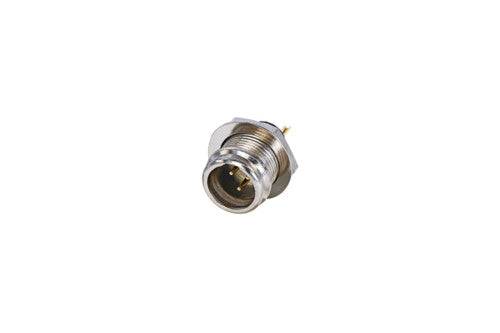 Neutrik Rean‚Ñ¢ TINY chassis connector 3-pole, male, nickel housing, gold plated contacts