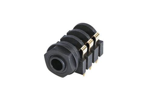 Neutrik Rean‚Ñ¢ Jack 1/4" stereo - PCBH -.322" length contacts - gold