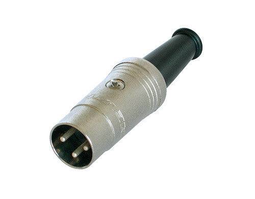 Neutrik Rean™ Plug - DIN 3 pin male - 180¬∞ -nickel/silver