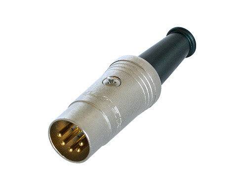 Neutrik Rean™ Plug - DIN 5 pin male - 180¬∞ - nickel/gold