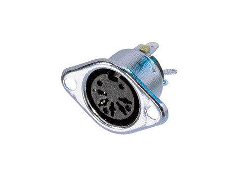 Neutrik Rean™ Receptacle - DIN 3 pin female - 180¬∞ -nickel/silver