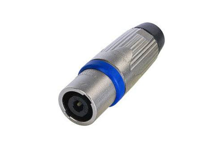 Neutrik Cable end speakON® STX - 4 pole male - V-0 insert - nickel/silver