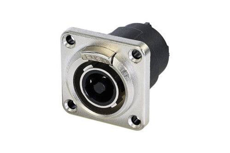 Neutrik Receptacle speakON® STX - 4 pole female - solder cups - V-0 insert - nickel/silver