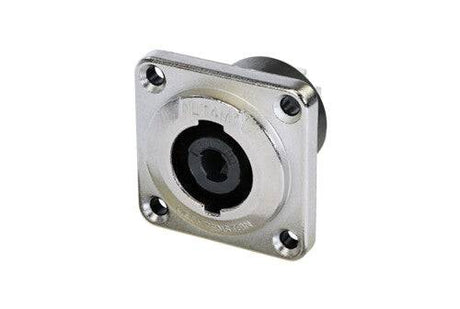Neutrik Receptacle speakON® STX - 4 pole male - solder tabs - V-0 insert - nickel/silver