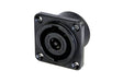 Neutrik Receptacle speakON® XX series 8 pole - PCBV - NLT style - black