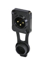Neutrik XLR CHASS. Z. 3POLE MALE B AU IP65 IN MATED CONDITION