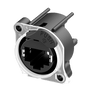 Neutrik Receptacle etherCON CAT5 A series - PCBH halo light ring - disassembled compound push