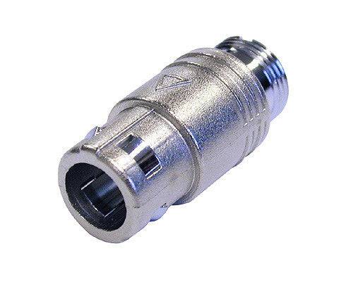 Neutrik Cable shell - neutriCON with chuck - nickel - 90° coding