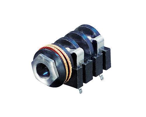 Neutrik Rean‚Ñ¢ Jack 1/4" mono - PCBH - chrome ferrule and nut