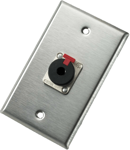 Neutrik Wallplate - single - NJ3FP6C