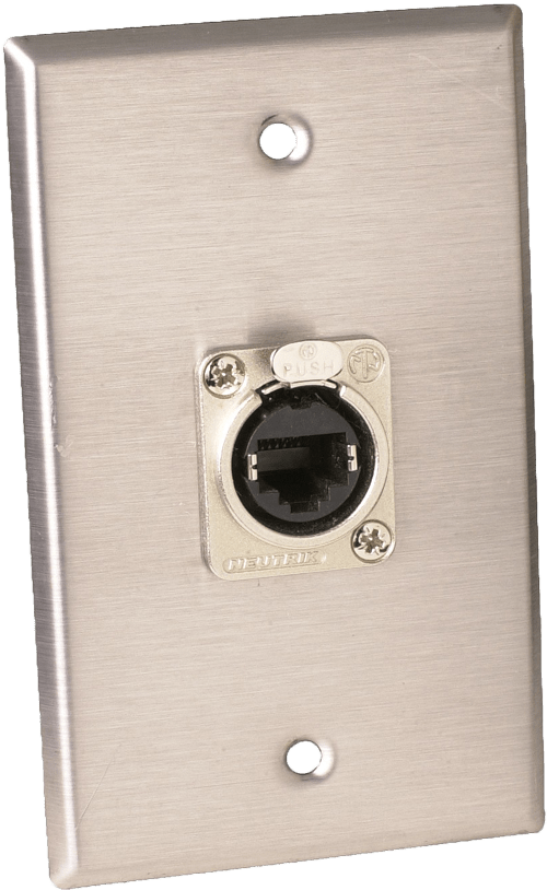 Neutrik Wallplate - single - NE8FDP