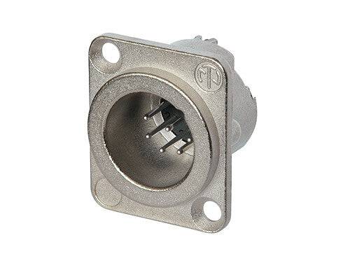 Neutrik Receptacle DLX series 7 pin male - solder - nickel/silver