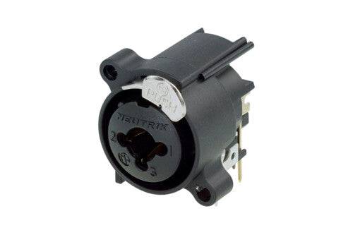 Neutrik Receptacle A Series Combo- 3 pin female XLR / stereo jack - PCBH – bulk (disassembled latch)