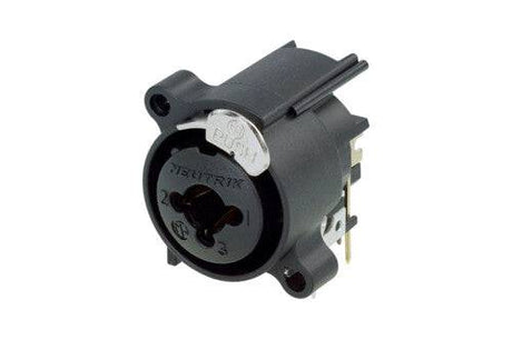Neutrik Receptacle A Series Combo- 3 pin female XLR / stereo jack - PCBH – bulk (disassembled latch)