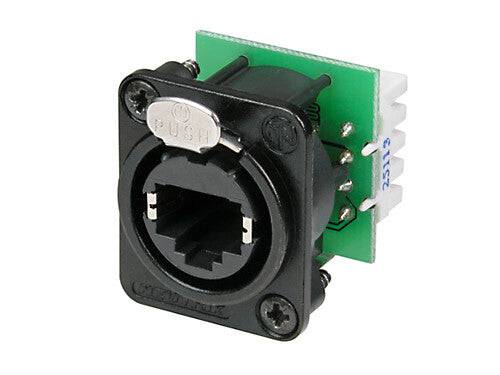 Neutrik Receptacle etherCON CAT5 D series - Krone punchdown - black