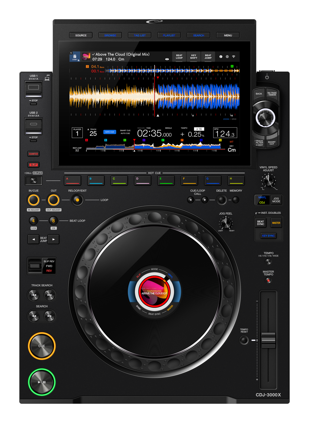 Pioneer CDJ-3000X - Next-Generation Flagship DJ Media Player - CDJ-3000X
