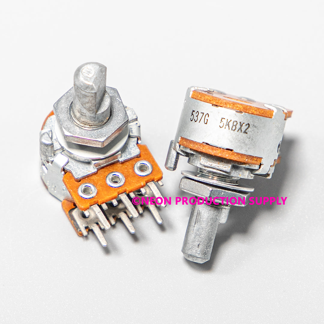 Crown POT, 5KOHM LIN 21 DET 15MM HOR - 143188-1