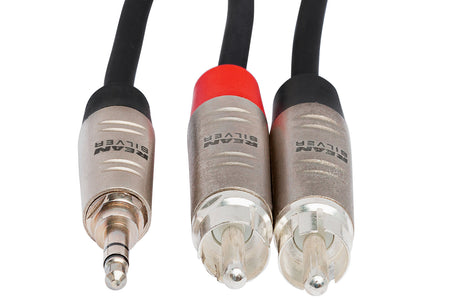 Hosa Pro Stereo Breakout, REAN 3.5 mm TRS - HMR-006Y