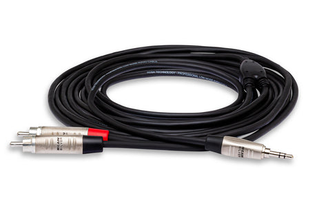 Hosa Pro Stereo Breakout, REAN 3.5 mm TRS - HMR-006Y