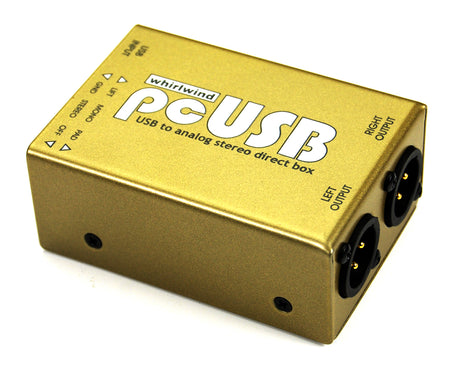 Whirlwind Direct Box USB-B input - PC USB