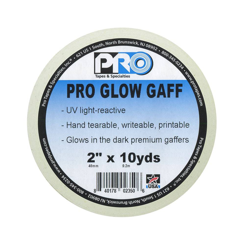 Pro Gaff Glow Tape - 2" x 10yd, Glow