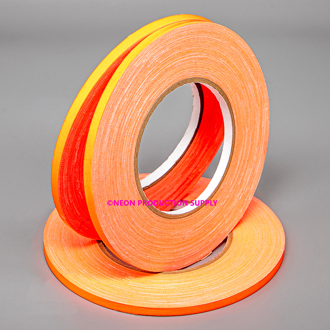 Pro Spike Gaff Tape - 1/4" x 45yd, Fluorescent Colors