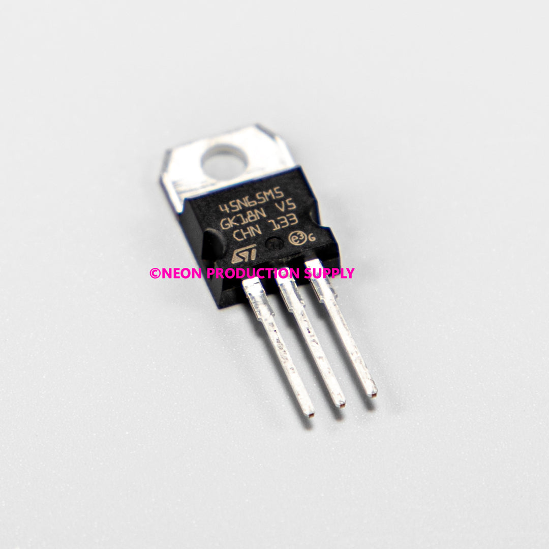 QSC MOSFET, N CH, 650.0V, 35.0A, 210.0W, 67.0MOHM, TO-220, STP45N65M5 - QD-000458-00