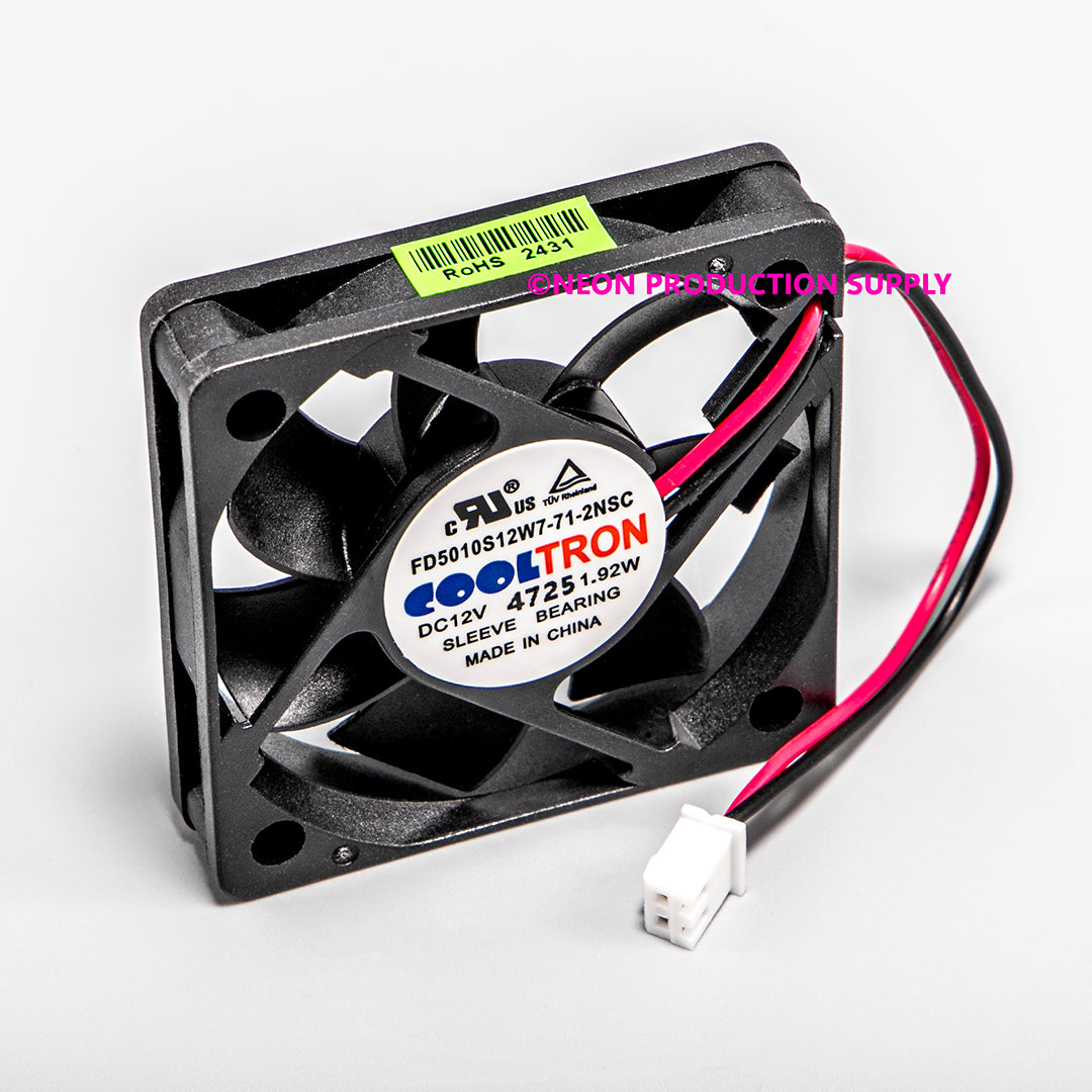 QSC KW Series Fan, FAN ASSY,BOP-2CH, 50 x 50 x10.5mm - WP-000367-00