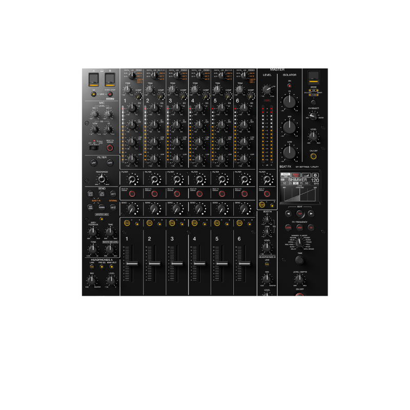 Pioneer DJM-V10-LF 6-channel Digital DJ Mixer - DJM-V10-LF