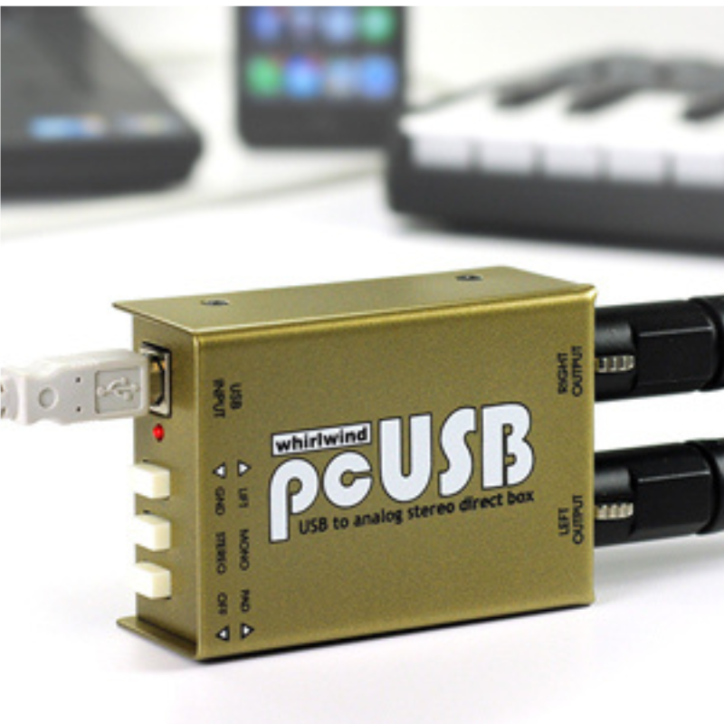 Whirlwind Direct Box USB-B input - PC USB