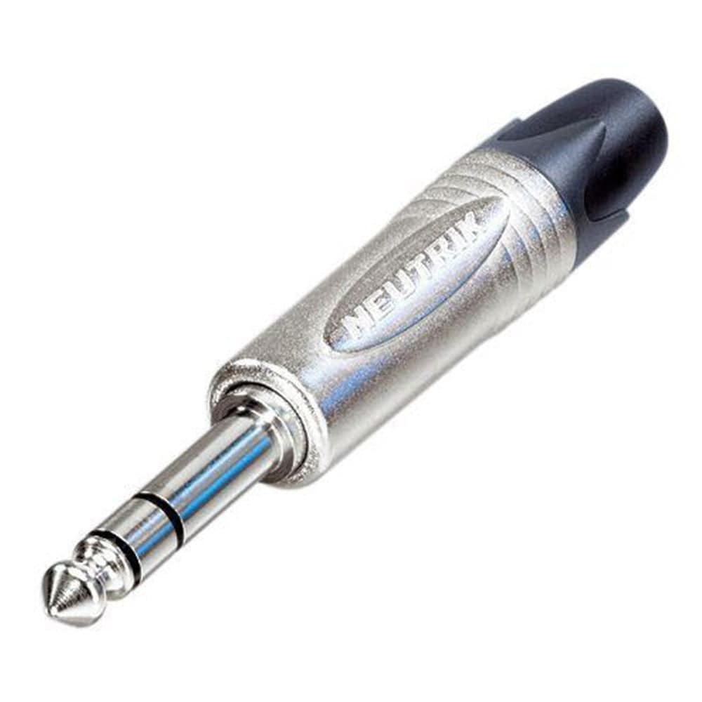 Neutrik 1/4" TRS Inline Connector - Nickel/Nickel - NP3X