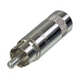 Rean/Neutrik RCA Connector - Nickel/Nickel - NYS352