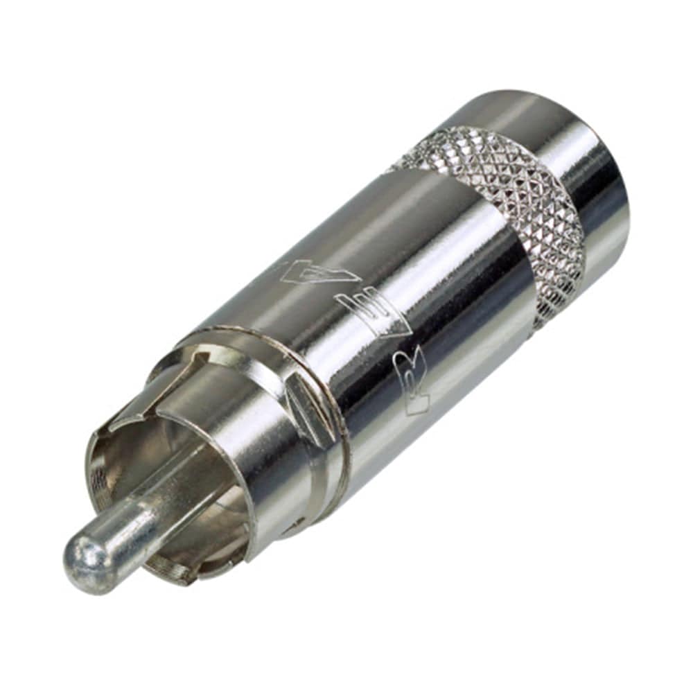 Rean/Neutrik RCA Connector - Nickel/Nickel - NYS352