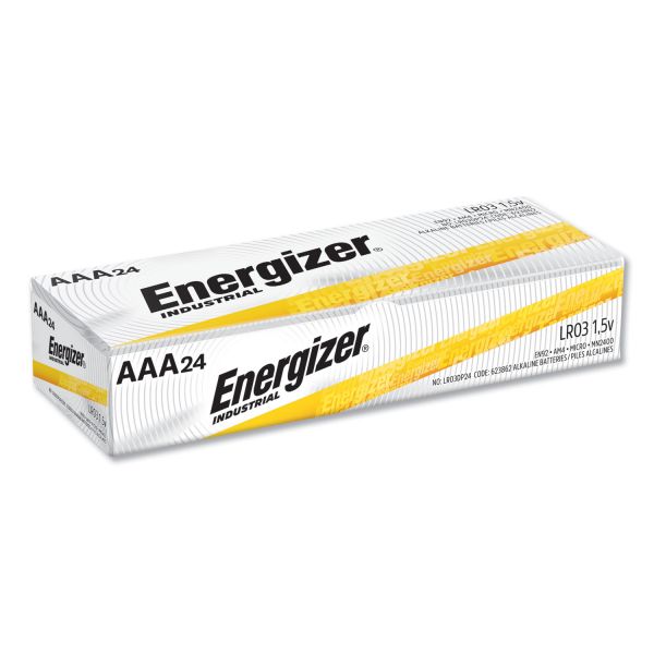 Energizer Industrial AAA Batteries, 24 Pack