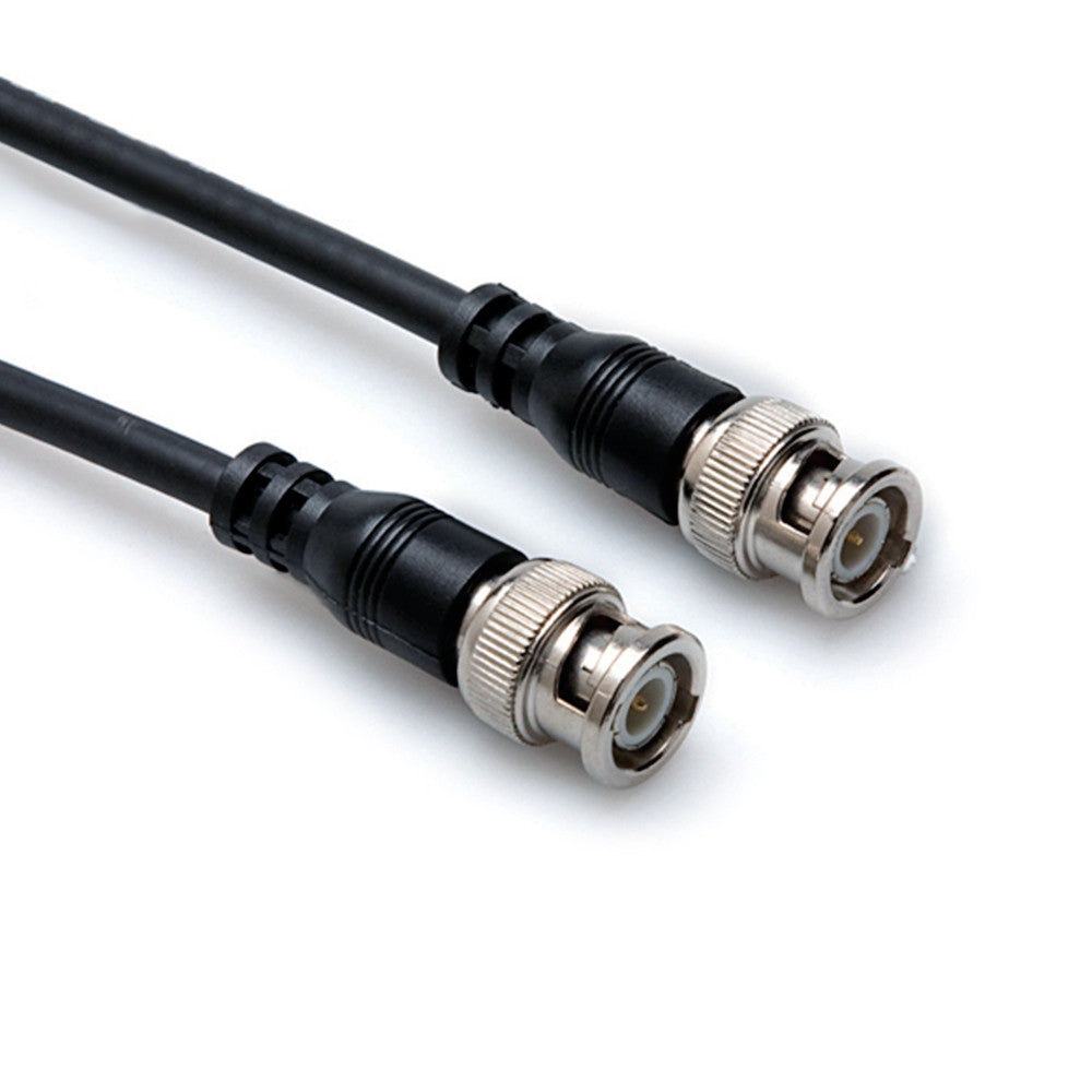 Hosa BNC to BNC 75-ohm Coax RG-59 Cable, 100' - BNC-59-1100 - Neon Production Supply