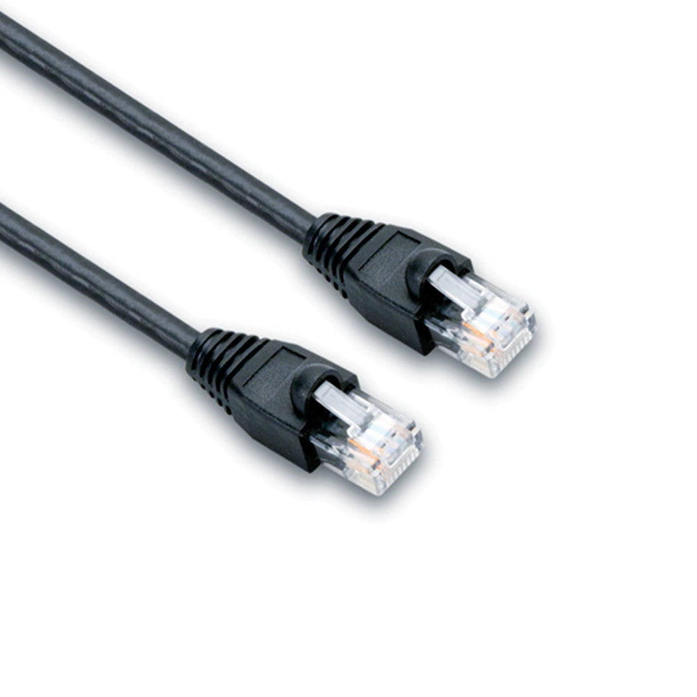 Hosa Cat 5e Cable 8P8C to Same, Black, 5' - CAT-505BK - Neon Production Supply