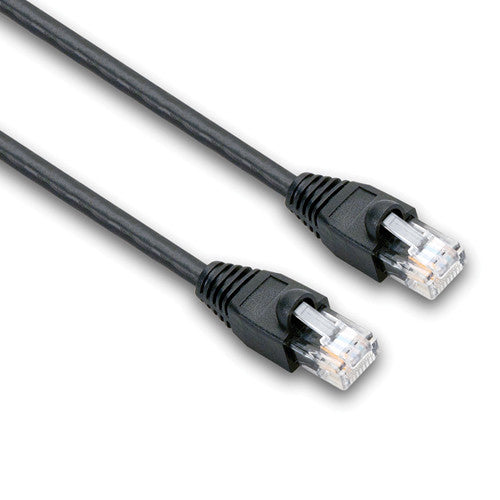 Hosa Cat 5e Cable - UTP, 350 Mhz, Black, 25' - CAT-525BK