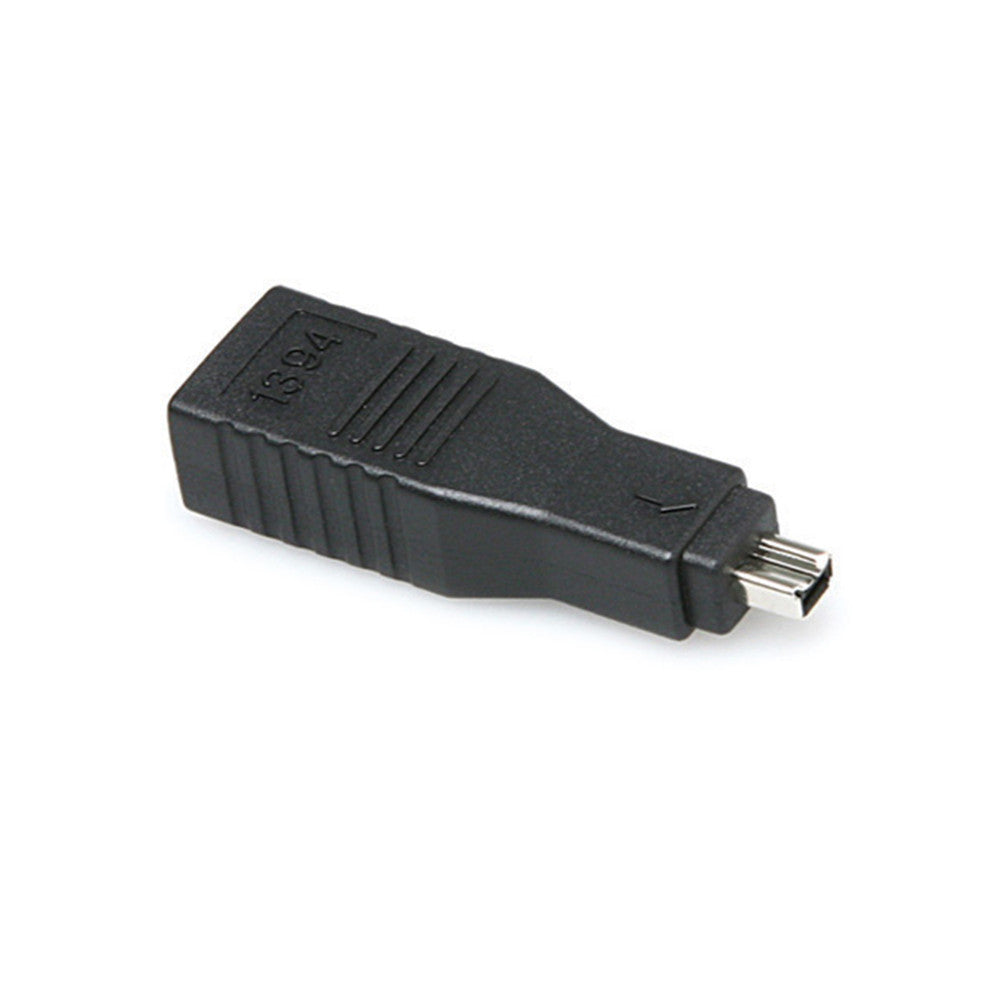 Hosa Firewire 6-Pin to 4-Pin Adaptor, Inline - GFW-517 - Neon Production Supply