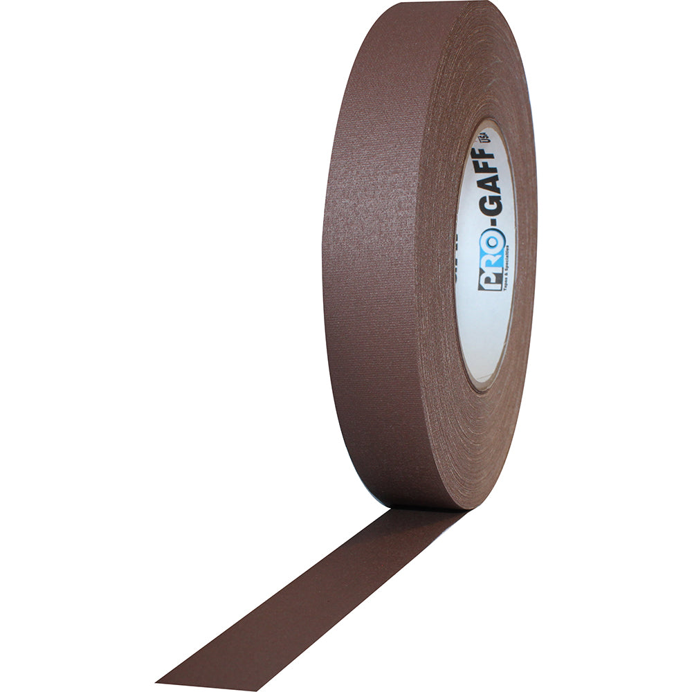 Pro Gaff Tape - 1" x 55yd, Brown - Neon Production Supply