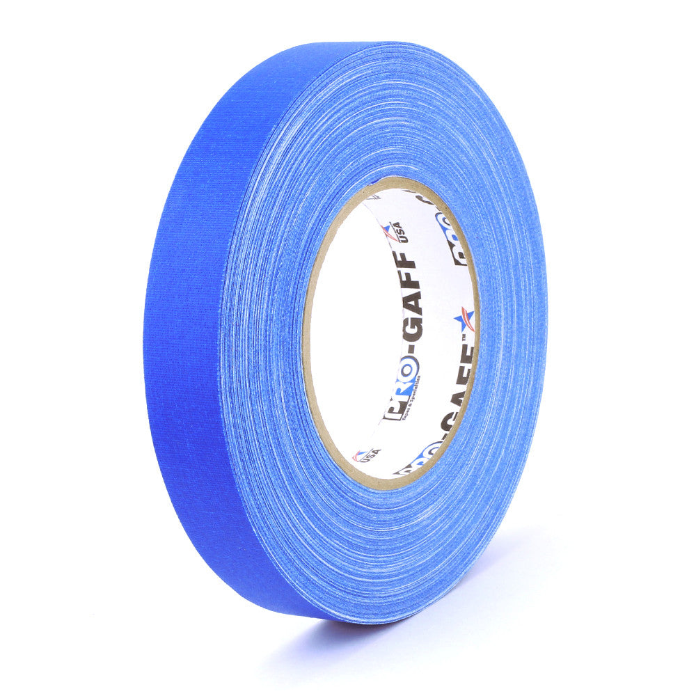 Pro Gaff Tape - 1" X 55yd, Electric Blue - Neon Production Supply
