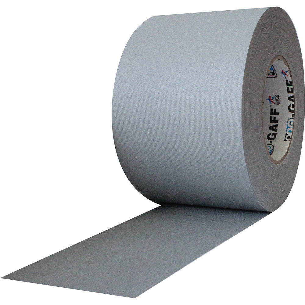 Pro Gaff Tape - 4" x 55yd, Gray - Neon Production Supply