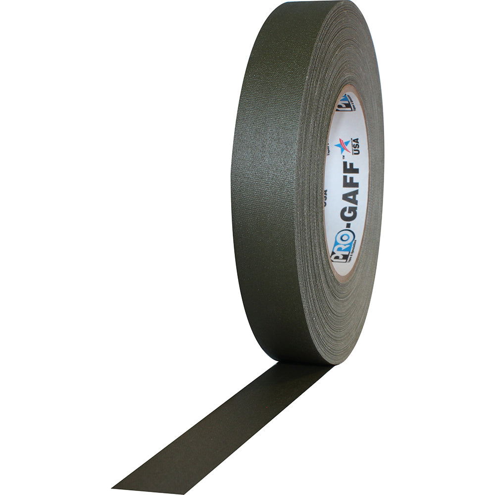 Pro Gaff Tape - 1" x 55yd, Olive Drab - Neon Production Supply