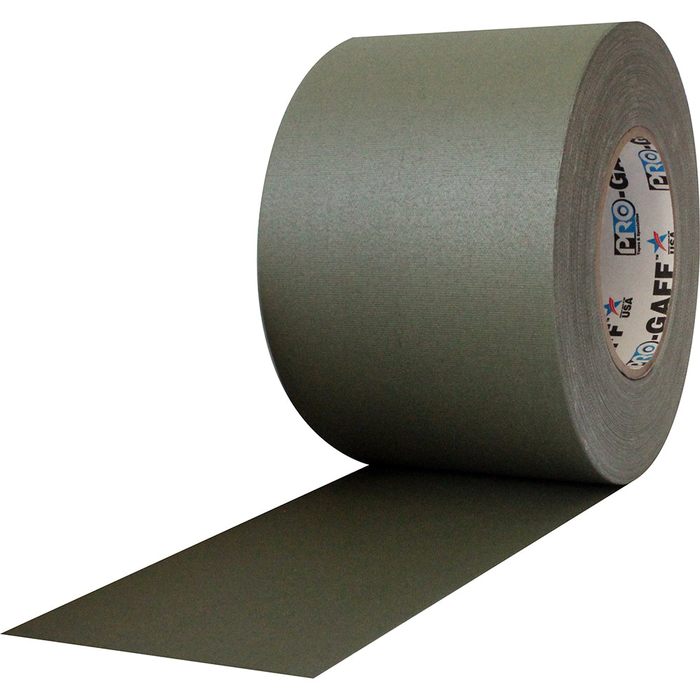 Pro Gaff Tape - 4" x 55yd, Olive Drab - Neon Production Supply