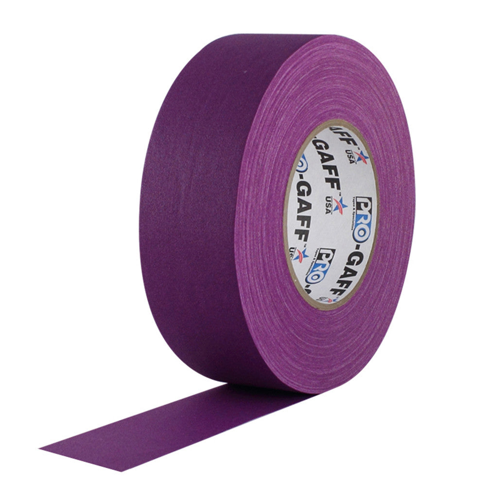 Pro Gaff Tape - 2" x 55yd, Purple - Neon Production Supply